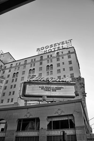 Hollywood Usa Nov 2018 Facade Famous Historic Roosevelt Hotel Hollywood — стокове фото