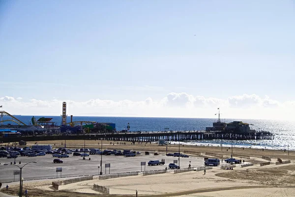 Ocean View Santa Monica Beach Pacific Ocean Daylight — Stock Photo, Image