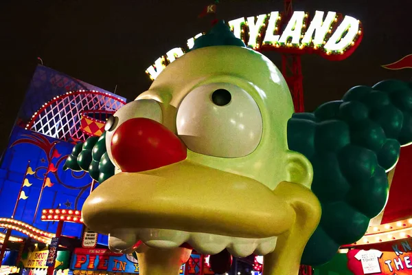 Usa Okt 2018 Krustyland Simpsons Ride Attractie Van Simpsons Universal — Stockfoto