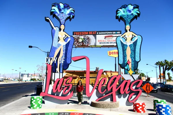 Las Vegas Usa นยายน 2018 ายประต ใหม ของเม องลาสเวก ใกล — ภาพถ่ายสต็อก