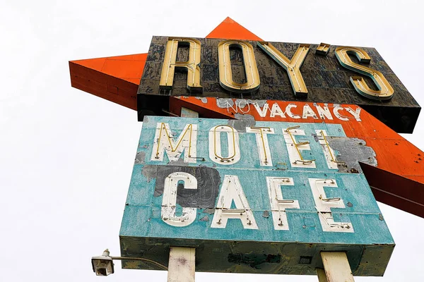 Amboy Usa Oct 2015 Legendario Motel Café Roy Histórica Ruta — Foto de Stock