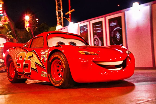 Anaheim Usa Nov 2008 Cars Lightning Mcqueen Parade Disney Land — ストック写真