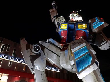 OSAKA, JAPAN - AUGUST 22, 2025 : Editorial photo of pavilions and exhibits showcasing future visions at the 2025 Osaka, Kansai Expo. 
