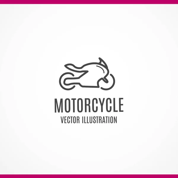 Икона Мотоцикла Векторная Иллюстрация — стоковый вектор