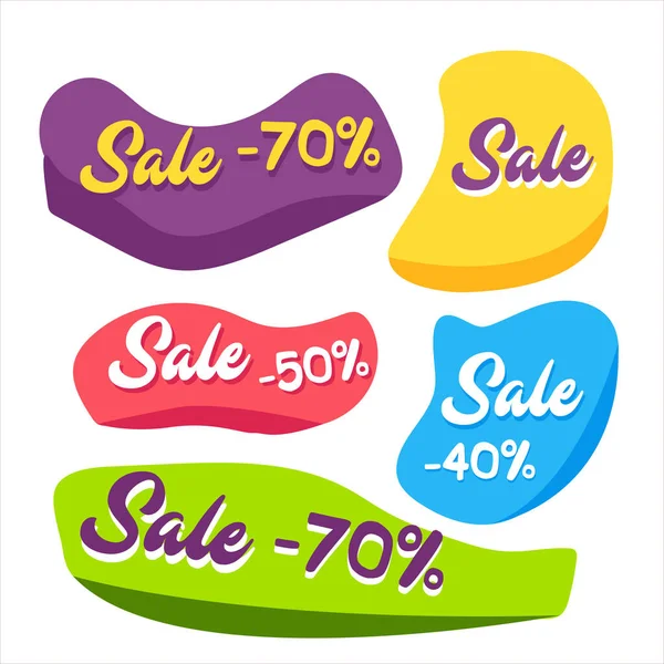 Color Banners Vector Illustration — Stock Vector