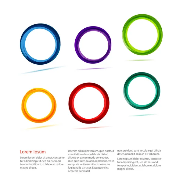 Circles Vector Illustration Smart — Stock Vector