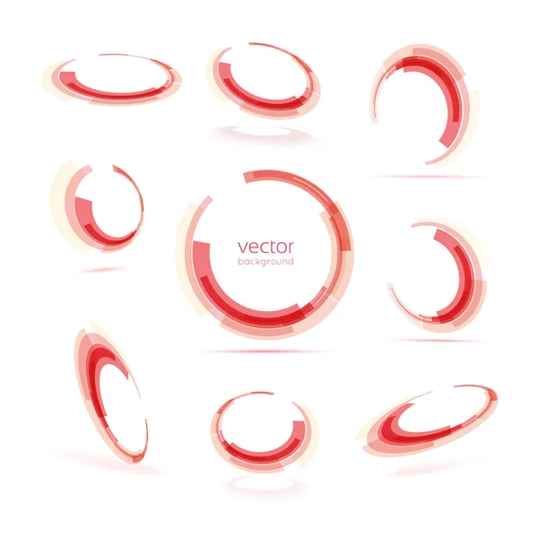 Cirkels Vector Illustratie Slim — Stockvector