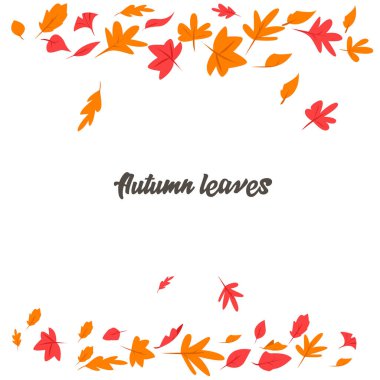 Sonbahar manzarası, sarı yapraklı güz ağaçları, sonbahar doğasını düşünmek için yalnız bank, vektör, izole, çizgi film tarzı.