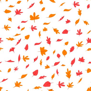 Sonbahar manzarası, sarı yapraklı güz ağaçları, sonbahar doğasını düşünmek için yalnız bank, vektör, izole, çizgi film tarzı.