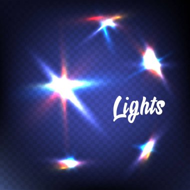 Işıklar vektör illüstrasyon fişeği