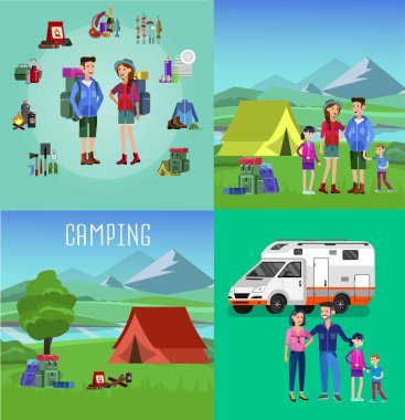 Yaz manzara. Dağlarda sabah peyzaj.