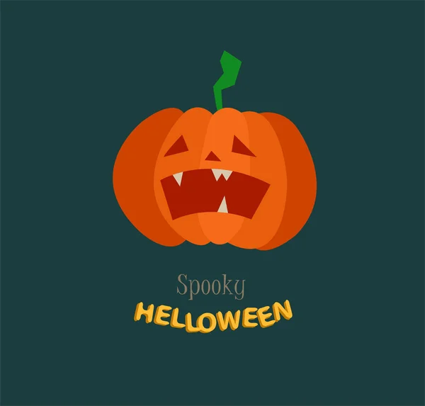Векторная иконка и элементы украшения для счастливого Хеллоуина — стоковый вектор