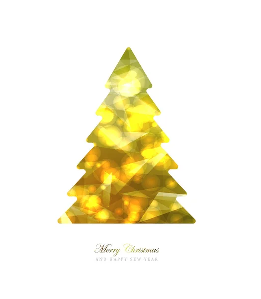 优雅的圣诞节背景与黄金矢量插图 — 图库矢量图片