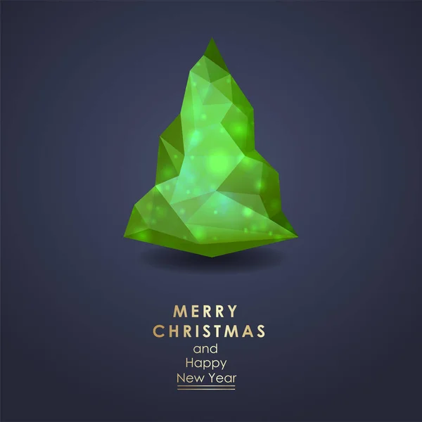 Fondo de Navidad elegante con ilustración vectorial de oro — Vector de stock