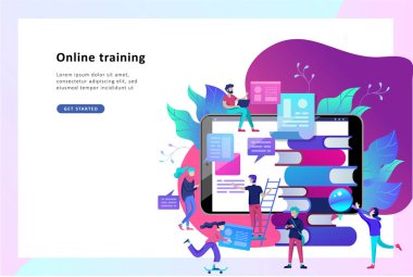 Kavram eğitim insanlar, Internet eğitim, online eğitim, online kitap