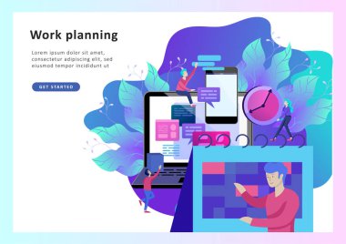 Açılış sayfası şablonunu timework yönetimi insanlar planlama. Kavramı devreye Businnes