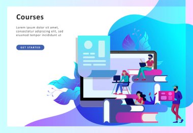 Kavram eğitim insanlar, Internet eğitim, online eğitim, online kitap