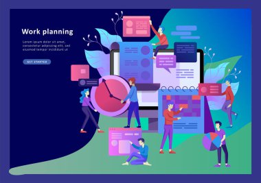 Açılış sayfası şablonunu timework yönetimi insanlar planlama. Kavramı devreye Businnes