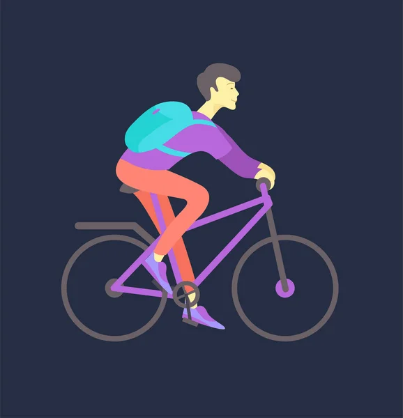 People enjoying their hobbies. Vector character. Colorful flat — Stock Vector