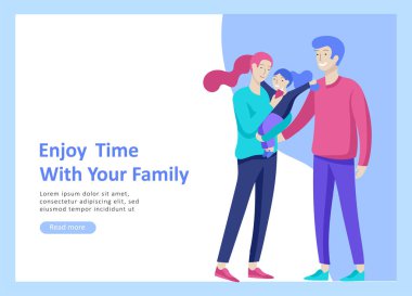 Açılış sayfa şablonları mutlu aile, anne baba için seyahat ve psikoterapi, Aile Sağlık, mal eğlence ve bunların alt öğeleri. Anne kızı ve oğlu ile eğlenin