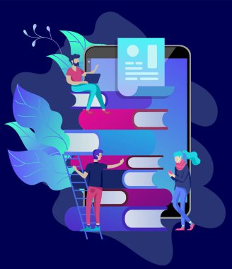 Kavram eğitim insanlar, Internet eğitim, online eğitim, online kitap