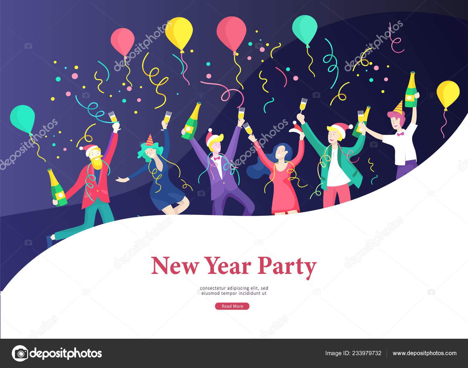 Company happy new year cards