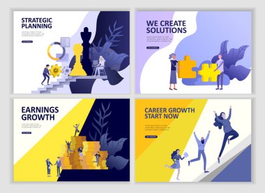 İş uygulaması, dosya koruma birleşme, odak grup araştırma ve kariyer iniş sayfa şablonu insanlar koymak büyüme cooming yakında başlamak yukarıya ve çözüm. Vektör illüstrasyon kavramı sitesi mobil