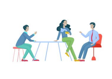 İşadamları el sıkışma, iş görgü kuralları, birleşme kavramları ofis çalışanları, katip veya konuşmak yöneticileri yapmak