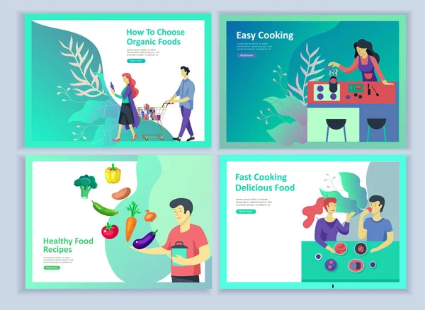Sayfa şablonları insanlarla hangi yemek sağlıklı gıda, basit yemek tarifleri, açılış nasıl süpermarket, gıda teslim ve fast food ürünleri seçmek için