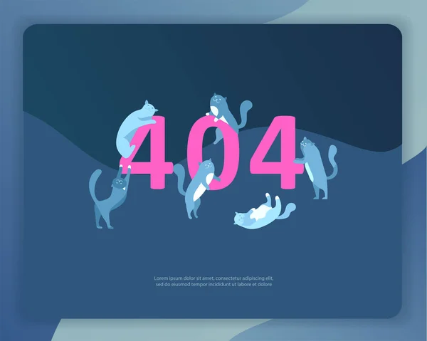 Landing page templates Error page illustration with People characters. Page not found. Vector concept illustration for 404 error with Funny cartoon — Stock Vector