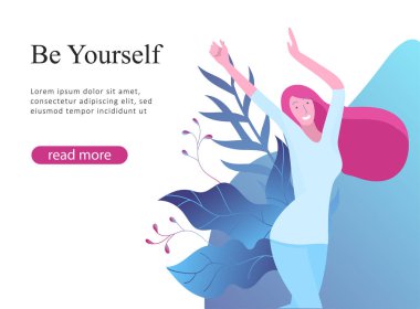 Web page design template for beauty dreams, International Womens Day, girls power, wellness, body care, healthy life, design vector illustration concept for website vector Web page design template for beauty dreams, International Womens Day, girls power, wellness, body care, healthy life, design vector illustration concept for website vector