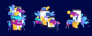 Kripto üzerinde çalışan insanlarla, analistler ve yöneticilerle kripto para ve Blockchain bileşimi