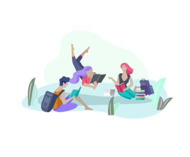 Web sayfa tasarım şablonları online eğitim, eğitim ve kursları, öğrenme, eğitim videoları için kümesi. Modern vektör illüstrasyon kavramlar Web sitesi ve mobil web sitesi geliştirme için.