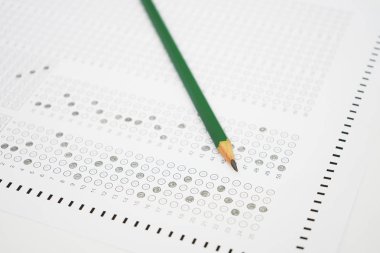 test form with pencil clipart