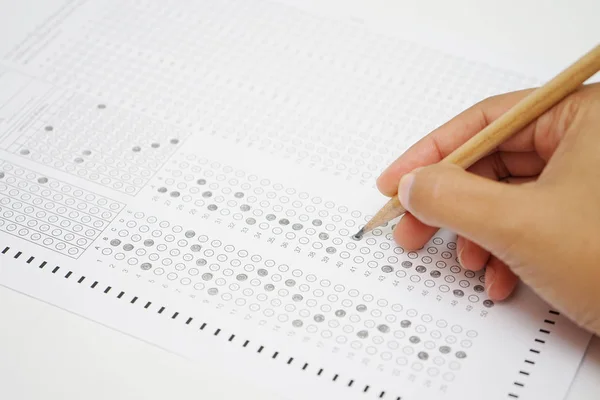 Test Form Pencil — Stock Photo, Image