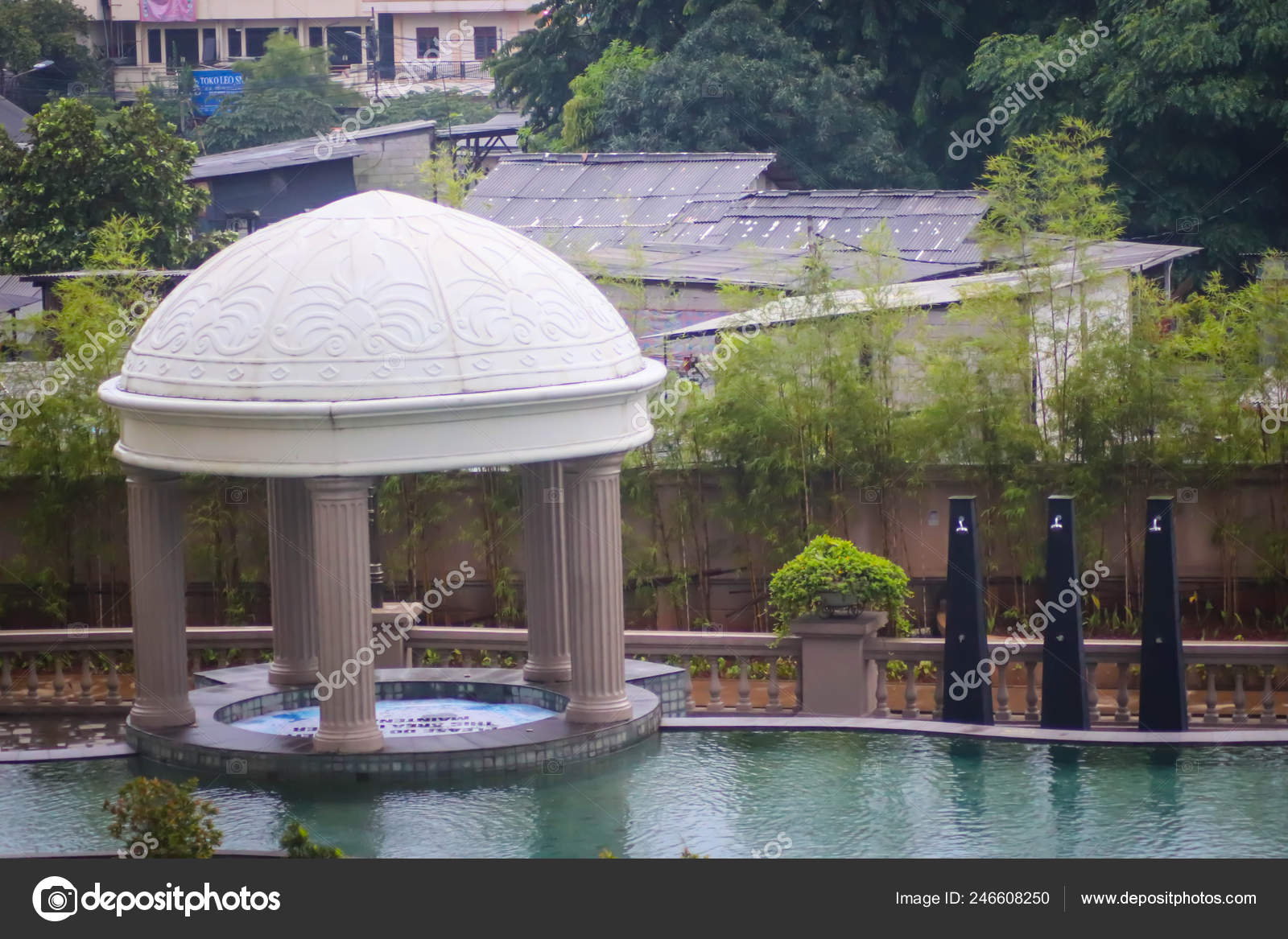 Luxury Outdoor Relaxation Holiday Home Blue Hotel Summer Leisure Swimming Stock Photo C Mr Thoif Gmail Com 246608250