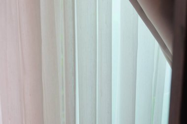 Pencere perde gölge beyaz ışık