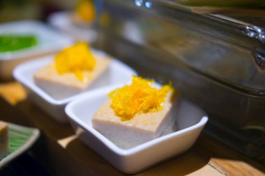 Mung fasulye Tay muhallebi tatlı büfesi