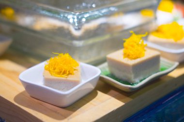 Mung fasulye Tay muhallebi tatlı büfesi