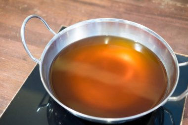 Güveç Japon restoranında yemek hazır