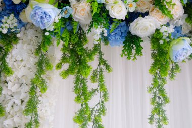 Çiçekler çok güzel arka plan dekorasyon düğün