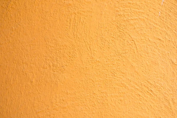 Zementwand Mit Orangefarbener Oder Gelber Dekoration Der Wohnung — Stockfoto