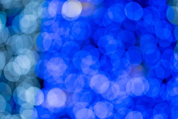 Blurred Background Colored Blue Lights Bokeh Background — Stock Photo, Image