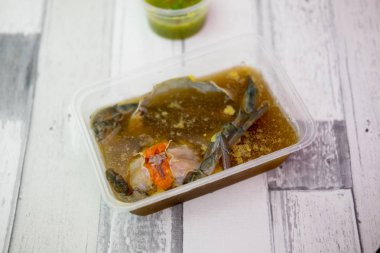 Salamura yumurta Yengeç plastik kutu