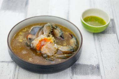 Salamura balık sosu, deniz Yengeç yumurta Tay füzyon gıda