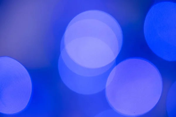 Beautiful blue bokeh — Stock Photo, Image