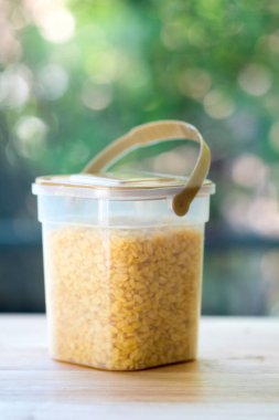 Fried Mung fasulye (Tayland meze) Thai denilen-Tua-Thong kutusunda