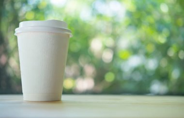 Tek kullanımlık kahve kağıt Kupası mockup tasarım