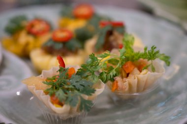 Tayland Meze (Kıymatavuk ve Gevrek G Tatlı Mısır