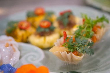 Tayland Meze (Kıymatavuk ve Gevrek C Tatlı Mısır